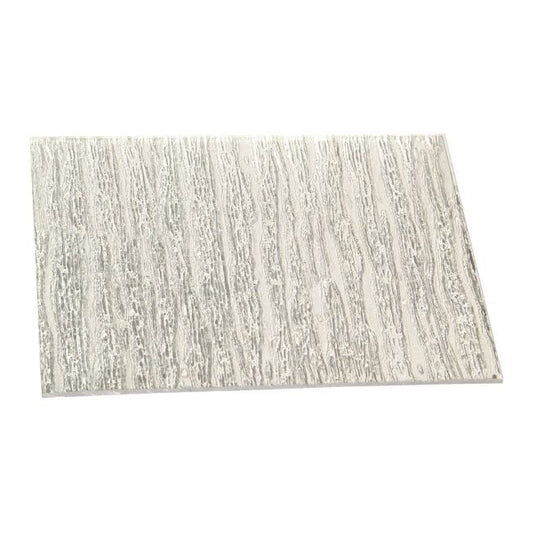 Polystyrenplade 2,5 mm klar corteccia 44 x 54 cm