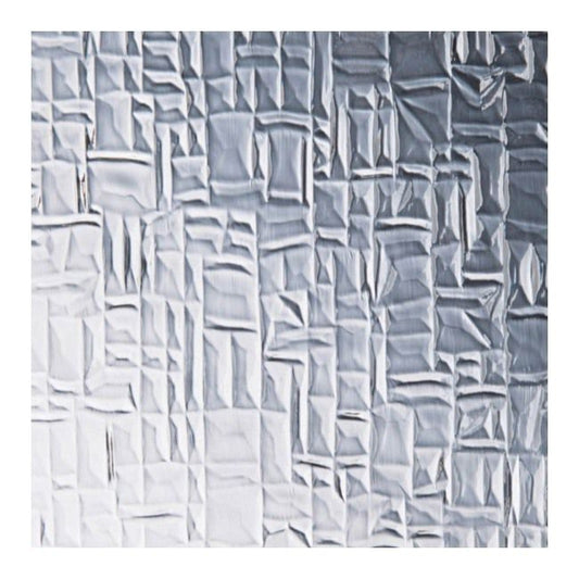 Polystyrenplade 2,5 mm klar pyramid 44 x 54 cm