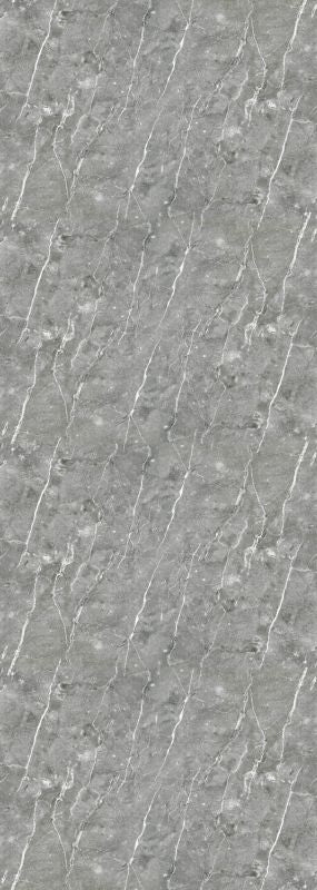 PCV-vægplade 2440 x 610 mm grå marmor