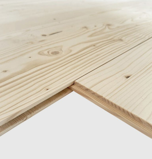 Frest tredelt plade 1250 x 625 x 19 mm i gran