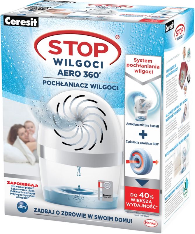 Ceresit Stop Fugtabsorber Aero 360° hvid 450 g