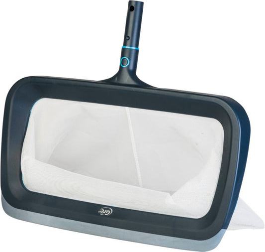 Flad skimmer Graphite til pool og have