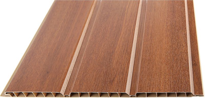PVC hulrumsklædning i gylden eg 300 x 2700 mm 4,05 m²