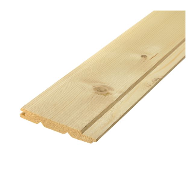 Fyrretræsbeklædning Floorpol 3000 x 95 x 14 mm klasse A/B 2,28 m²