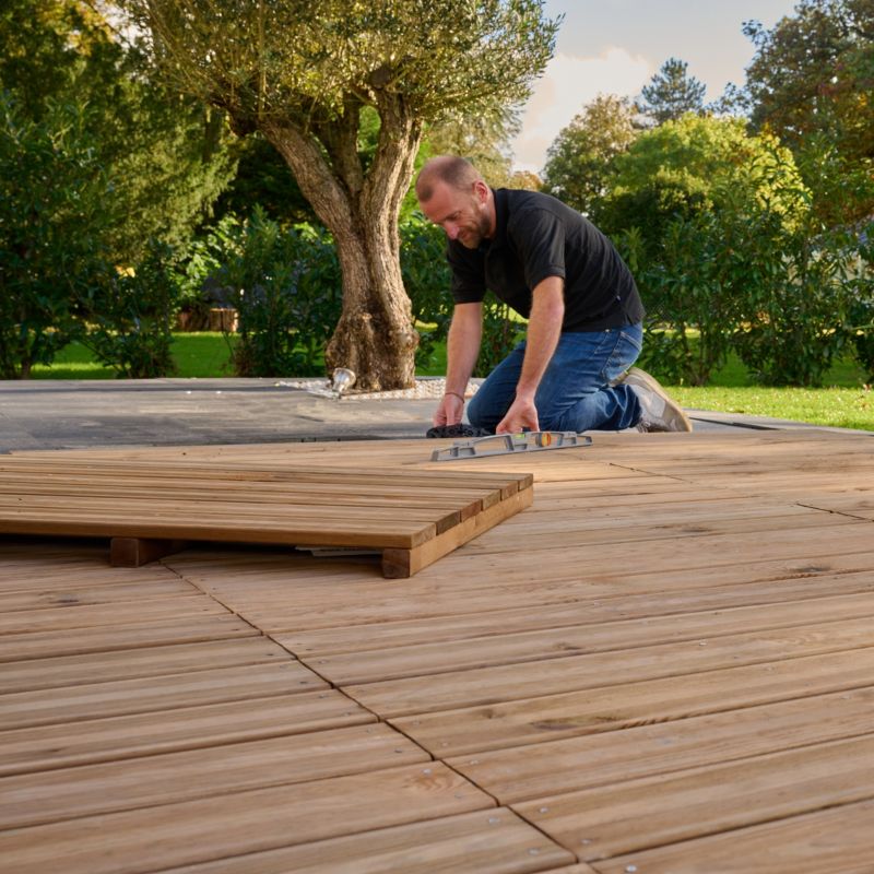 Klikstrom Halden terrasseplatform 120 x 75 x 6,1 cm
