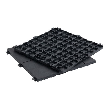 Klikstrom Horten terrasseflise i antracit 45 x 45 cm