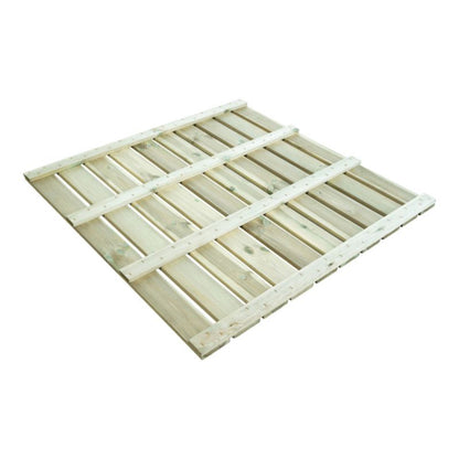 Klikstrom Limari terrasseflise i fyrretræ 100 x 100 x 3 cm