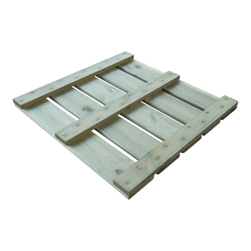 Klikstrom Limari terrassebræt i fyrretræ 50 x 50 x 3 cm