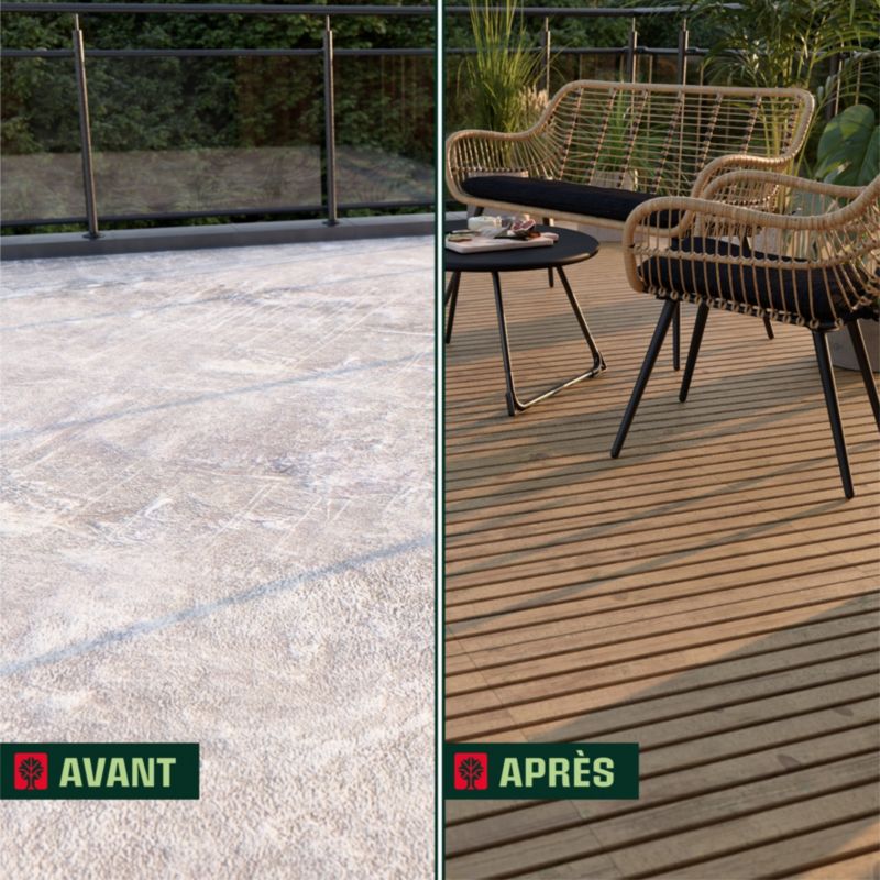 Klikstrom Skien terrasseplatform i fyrretræ 80 x 80 x 4 cm