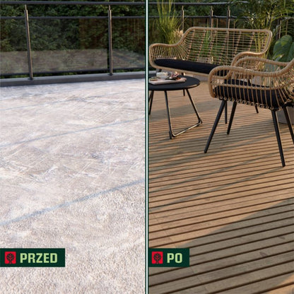 Klikstrom Skien terrasseplatform i fyrretræ 80 x 80 x 4 cm