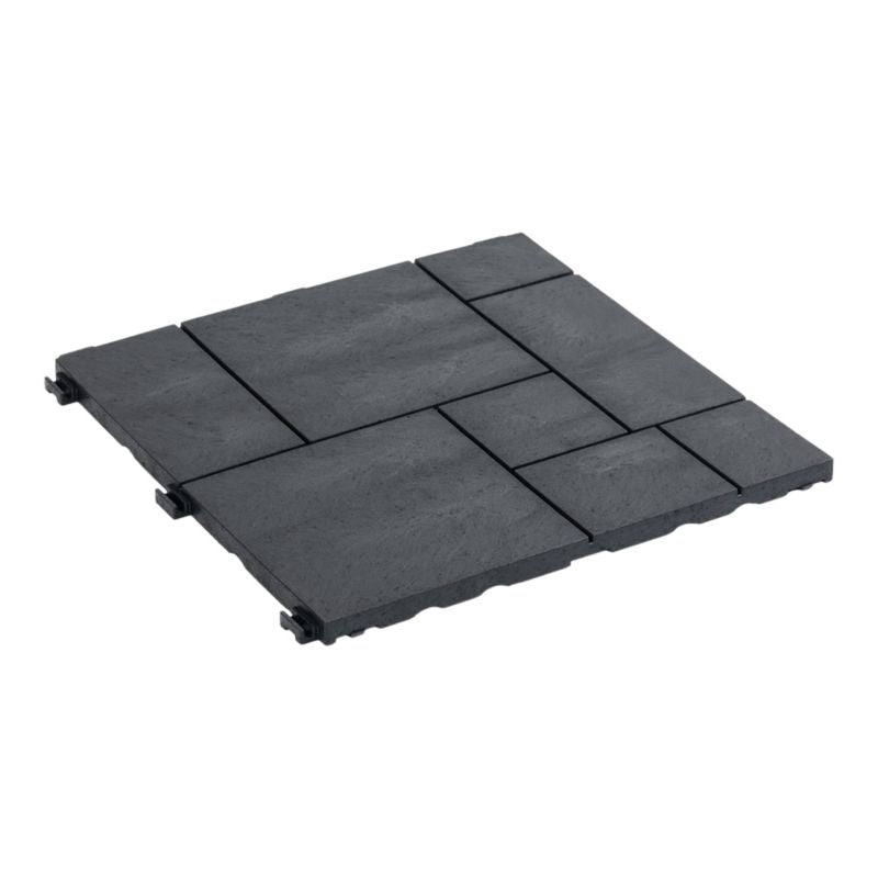 Klikstrom Vadso terrasseflise 30 x 30 cm i antracit