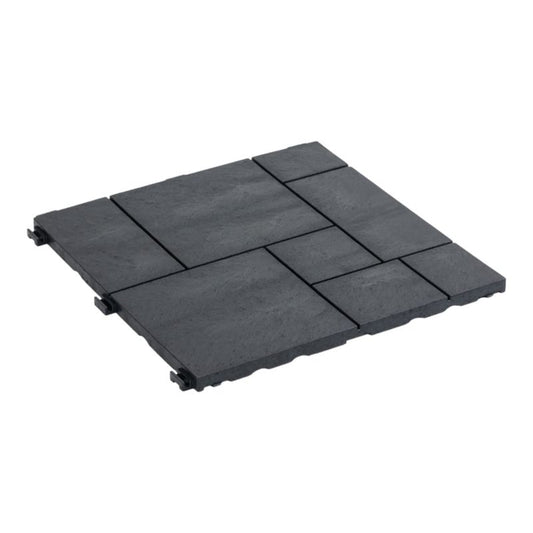 Klikstrom Vadso terrasseflise 30 x 30 cm i antracit