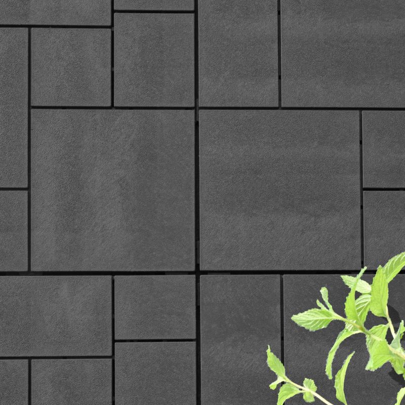 Klikstrom Vadso terrasseflise 30 x 30 cm i antracit