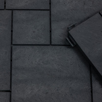 Klikstrom Vadso terrasseflise 30 x 30 cm i antracit
