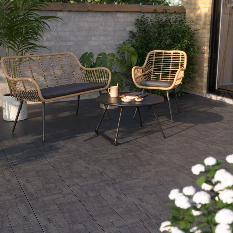 Klikstrom Vadso terrasseflise 30 x 30 cm grå