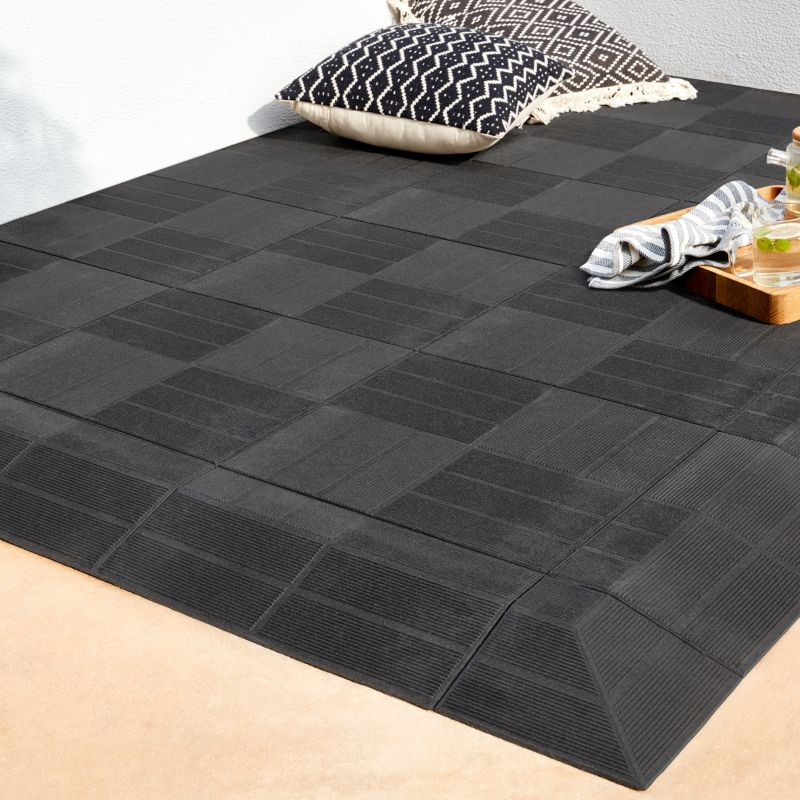 Blooma kompositpodie med kliksystem 40 x 40 x 4,5 cm grå