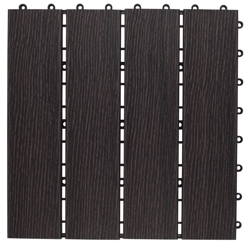 Kompositflise DLH 4L 30 x 30 cm brun