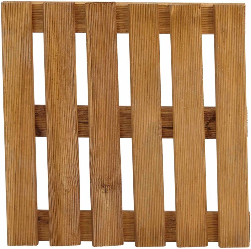 Blooma fyrretræsplatform 1000 x 1000 x 28 mm i brun