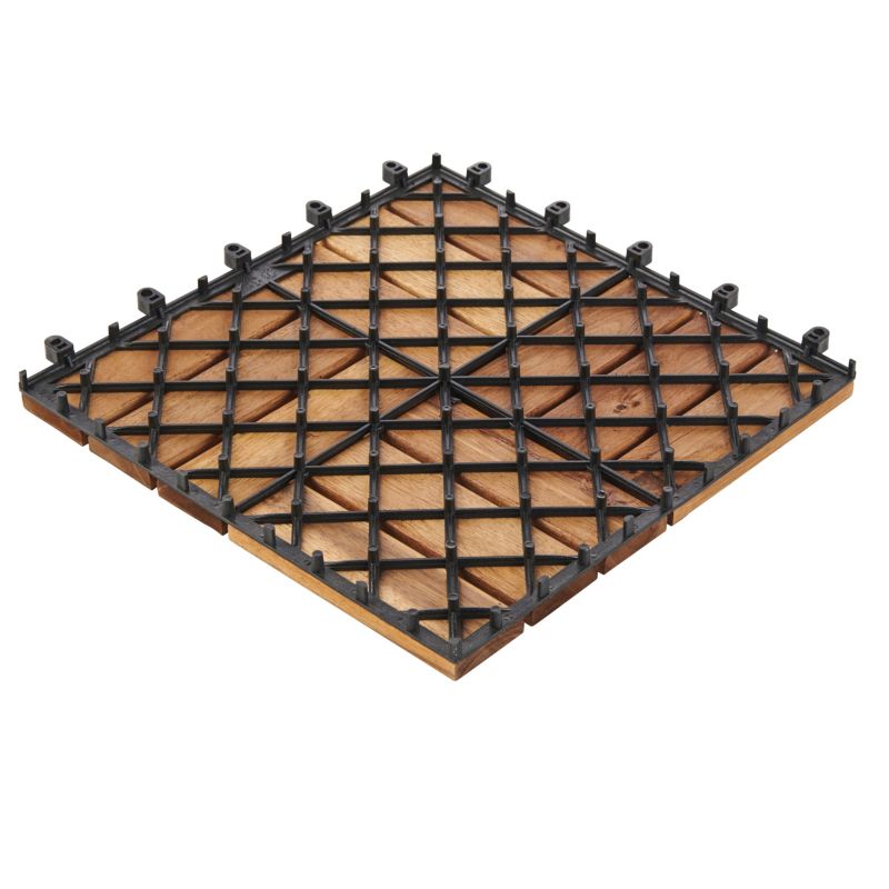 Terrasseplatform GoodHome 30 x 30 cm akacietræ 4 stk.