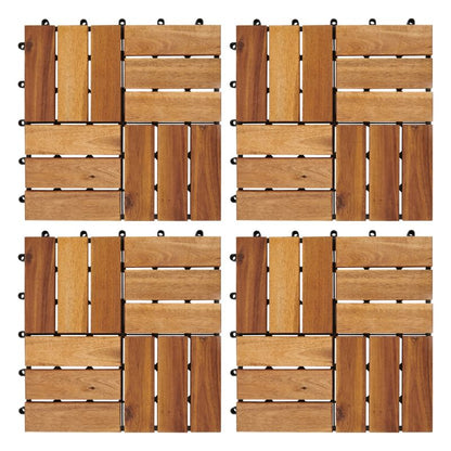 Terrasseplatform GoodHome 30 x 30 cm akacietræ 4 stk.