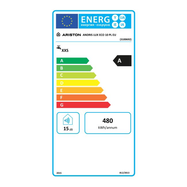 Elektrisk vandvarmer Ariston Andris Eco Evo 10 O
