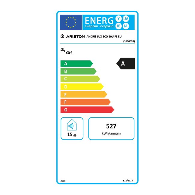 Elektrisk vandvarmer Ariston Andris Eco Evo 10 U