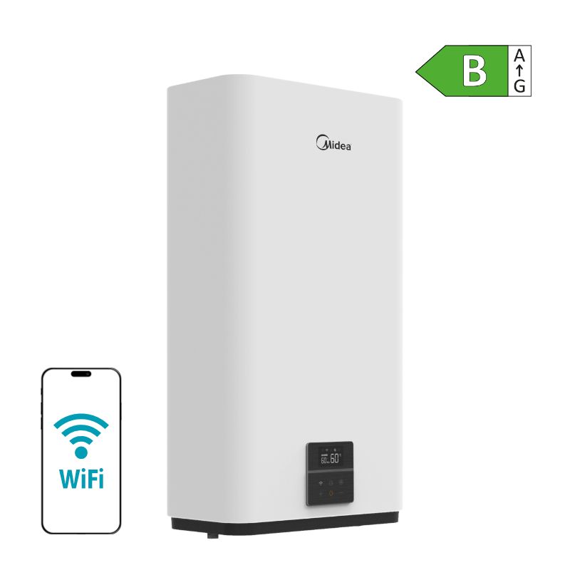 Vandvarmer M-D50-20ED6 50 Liter Hvid med WiFi