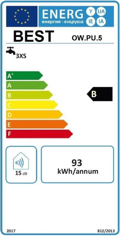 Elektrisk vandvarmer Hydroland til under vasken 5 l