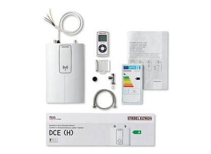 Gennemstrømningsvandvarmer DCE RC 11-13,5 kW med Fjernbetjening