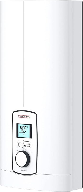 Gennemstrømningsvandvarmer 18/21/24 kW Elektronisk Hvid