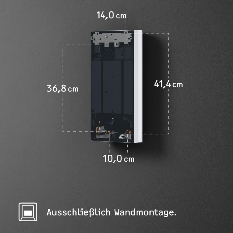 Gennemstrømningsvandvarmer 18/21/24 kW Elektronisk Hvid