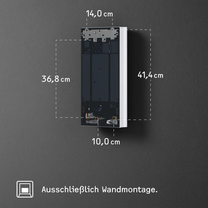 Gennemstrømningsvandvarmer 18/21/24 kW Elektronisk Hvid