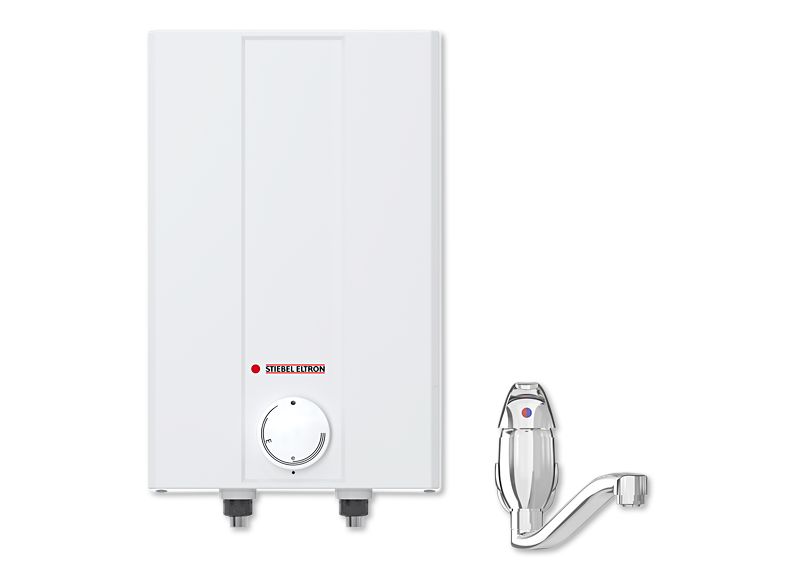 Vandvarmer 5 Liter 2 kW med Armatur Hvid