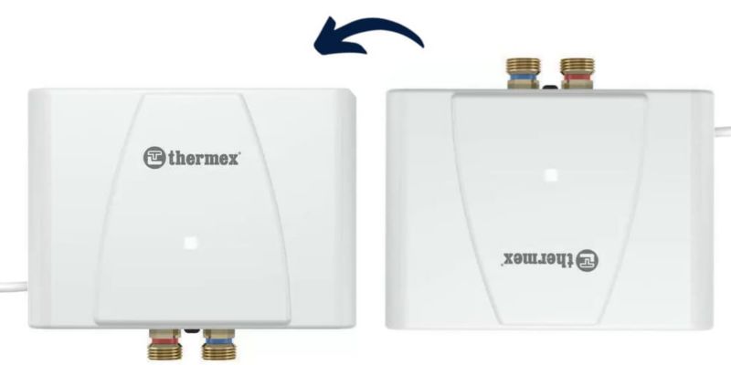 Gennemstrømningsvandvarmer 6 kW 19x15,7 cm Hvid