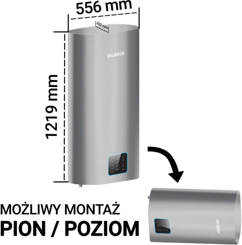 Zelmech Tenax Slim Pro 100 l vandvarmer
