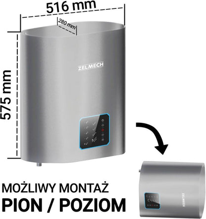 Zelmech Tenax Slim Pro 30 l varmtvandsbeholder