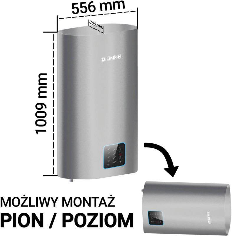 Zelmech Tenax Slim Pro 80 l vandvarmer