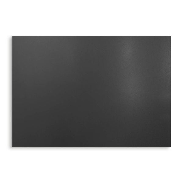 Pejsedækplade 100x70 cm Sort Mat Stål 4071214919606