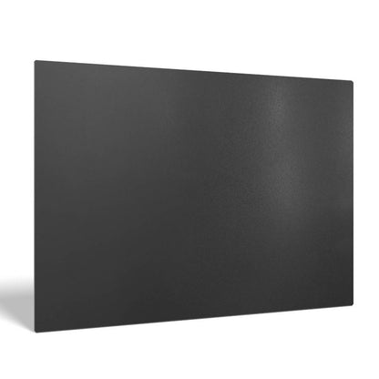 Gulvplade til Brændeovn 100x70 cm Sort Stål | 4071214919668