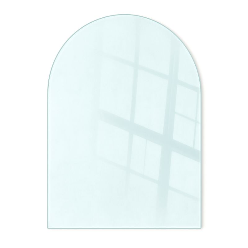 Pejseplade 100x100 cm Hærdet Glas Transparent | 4069491002883