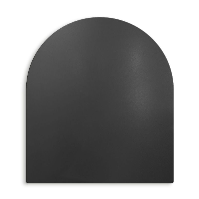 Gulvplade til Brændeovn 80x90 cm Sort Stål | 4071214919620