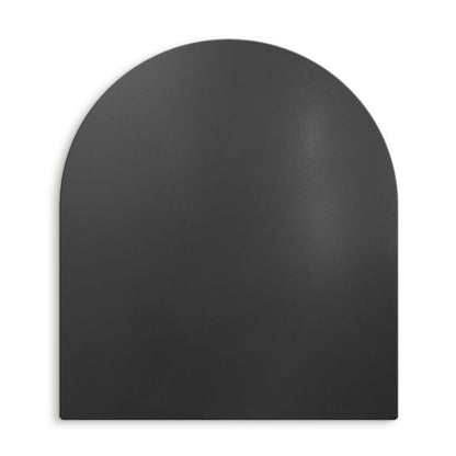 Gulvplade til Brændeovn 80x90 cm Sort Stål | 4071214919620