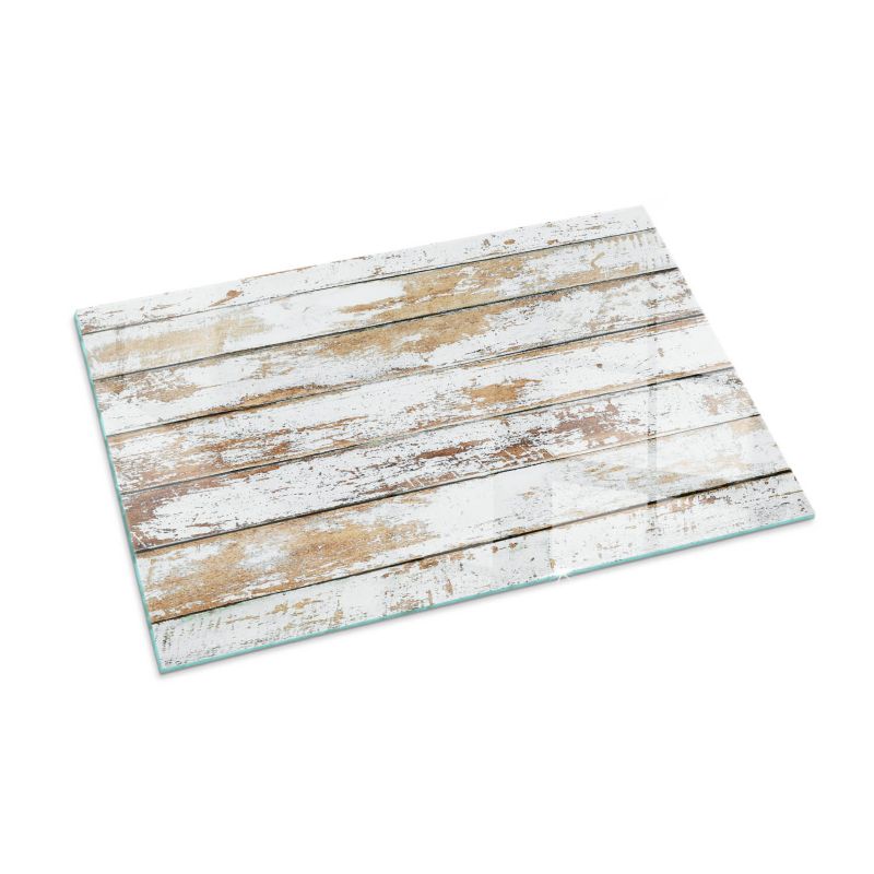 Gulvplade Glas 100x70 cm Træmotiv