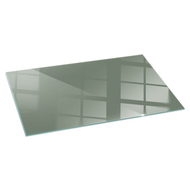 Glasgulvplade 140x70 cm Olivengrøn