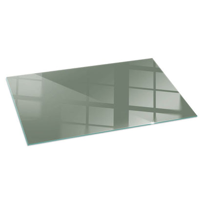 Glasgulvplade 140x70 cm Olivengrøn