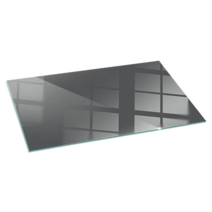 Glasgulvplade 140x70 cm Hærdet Glas Gråbrun