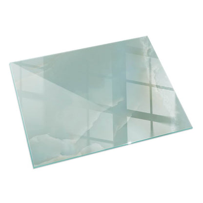 Glasgulvplade Marmormønster 60x40 cm Turkis