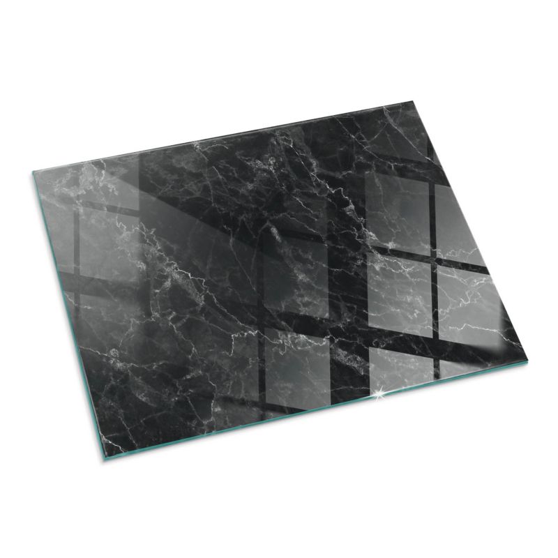 Gulvplade Glas 80x60 cm Marmorlook