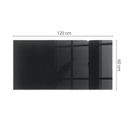 Gulvplade Glas 120x60 cm Mørk Grafit
