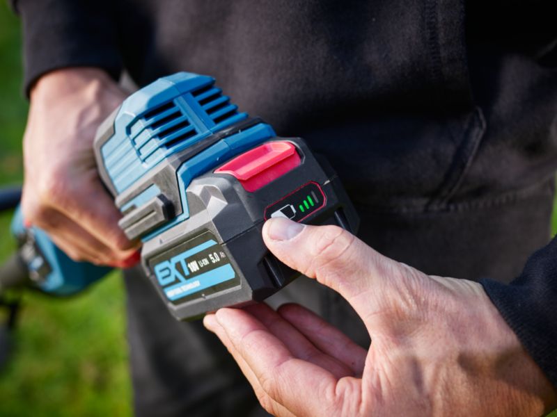 Erbauer 18 V 30 cm akku‑kanttrimmer uden batteri